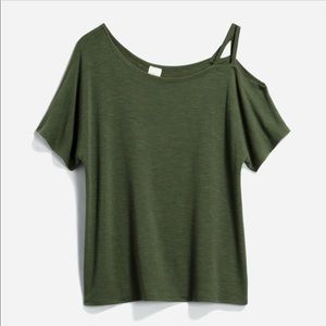 Kaileigh one shoulder knit top